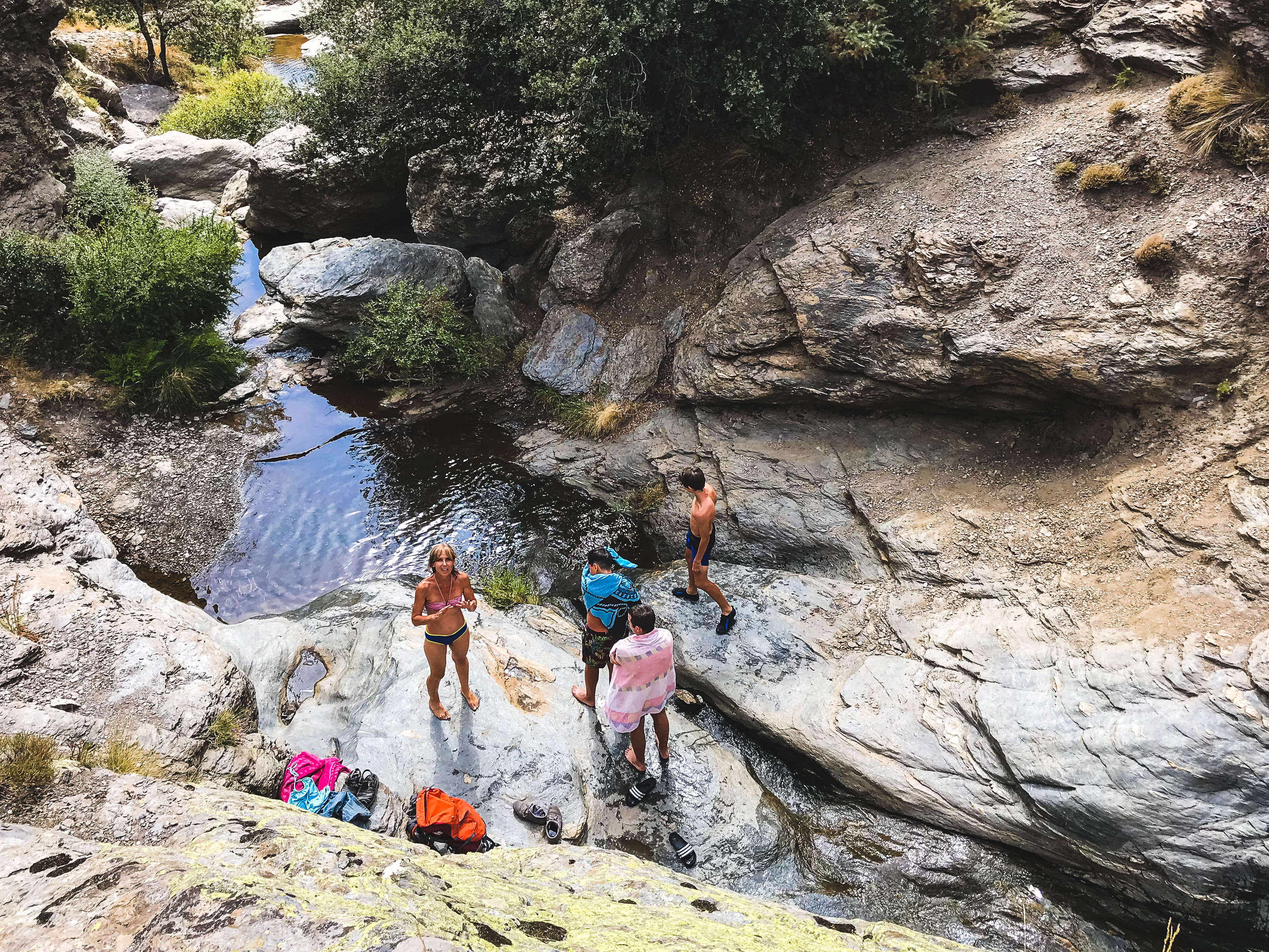 Lugares salvajes para nadar y pasar el día
